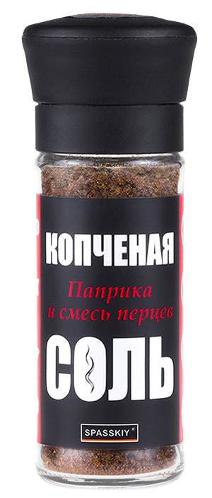 Smoked salt with paprika and pepper mix